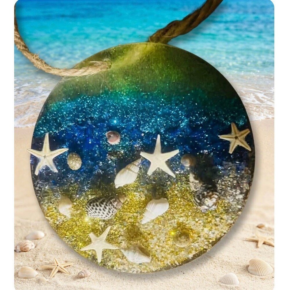Ocean Resin Starfish resin oddment/sun catcher